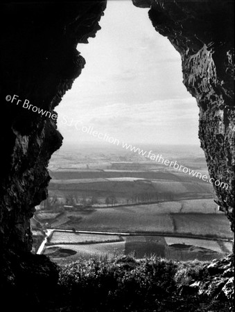 KESH CARRIN AT CAVES LOOKING OUT OF